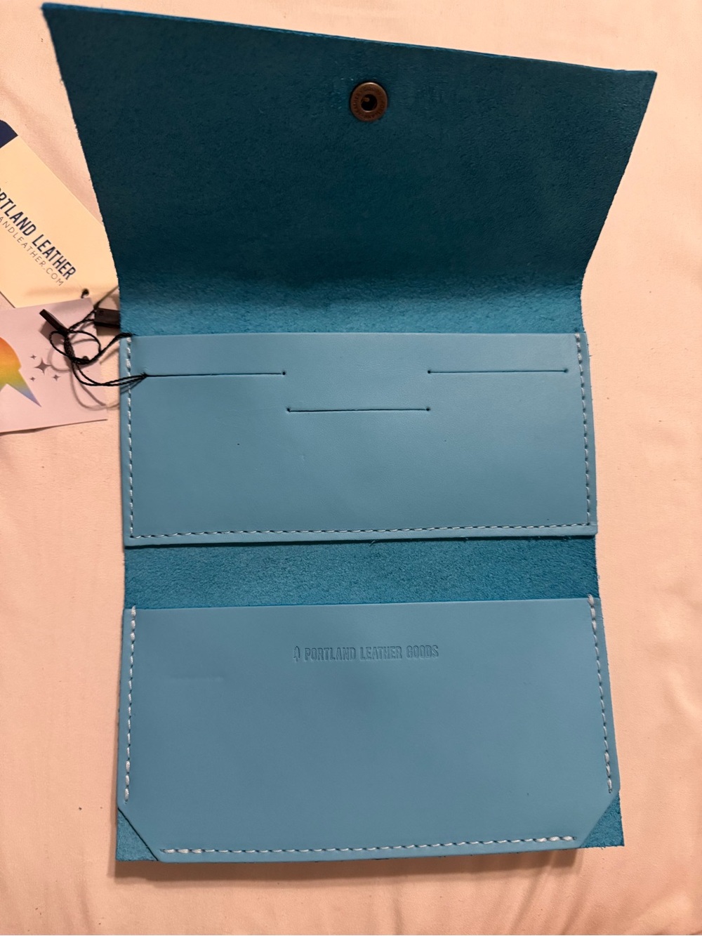 Portland Leather Unicorn Rancher Envelope Wallet - Picture 3 of 4